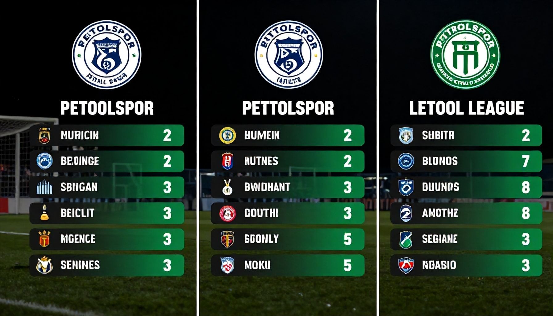 3 Yöntemle Petrolspor'un Ligdeki Performansını Takip Et*