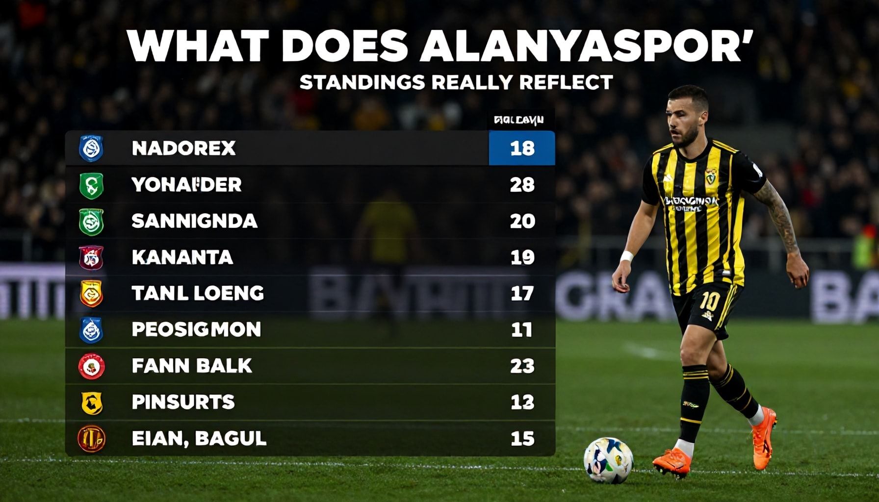 Alanyaspor'un Puan Durumu: Gerçekten Ne Yansıtıyor?*