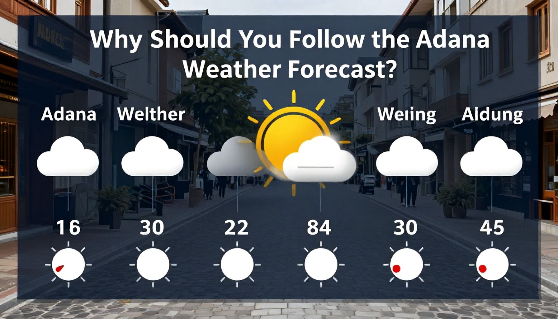 Neden Adana Hava Durumu Öngörüsünü Takip Etmelisiniz?*