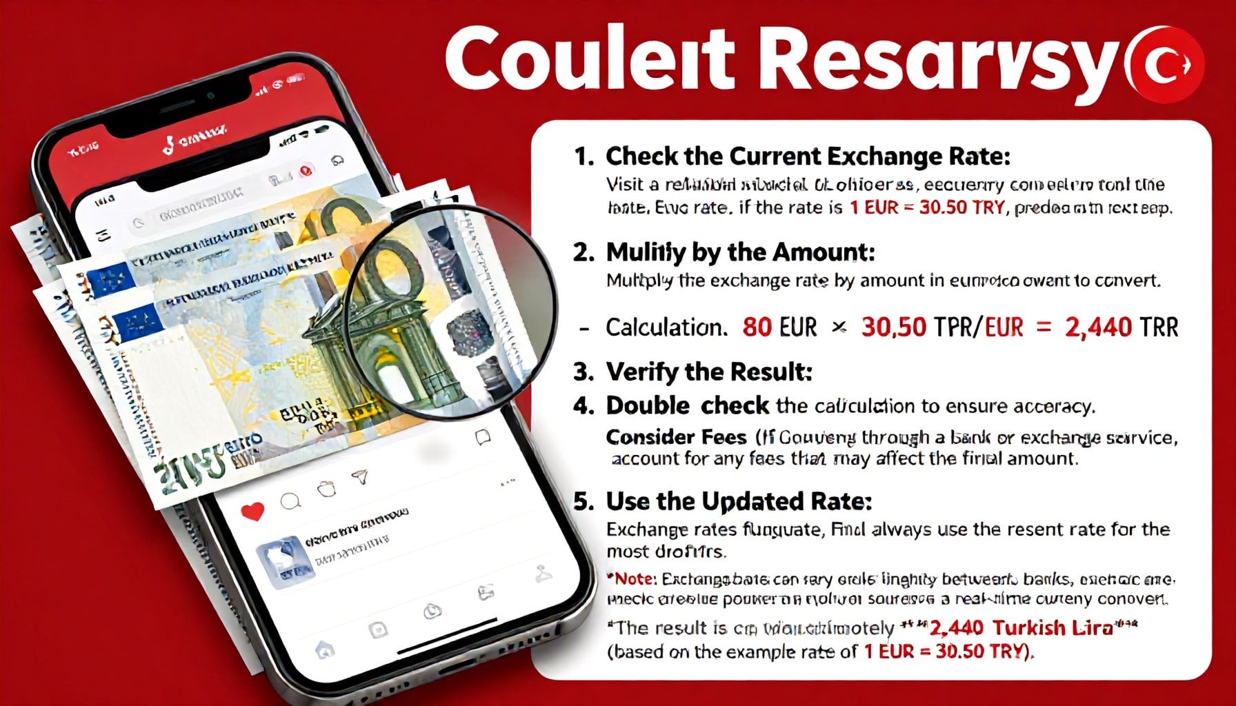 How to Convert 80 Euros to TL Accurately Using Today’s Exchange Rate*