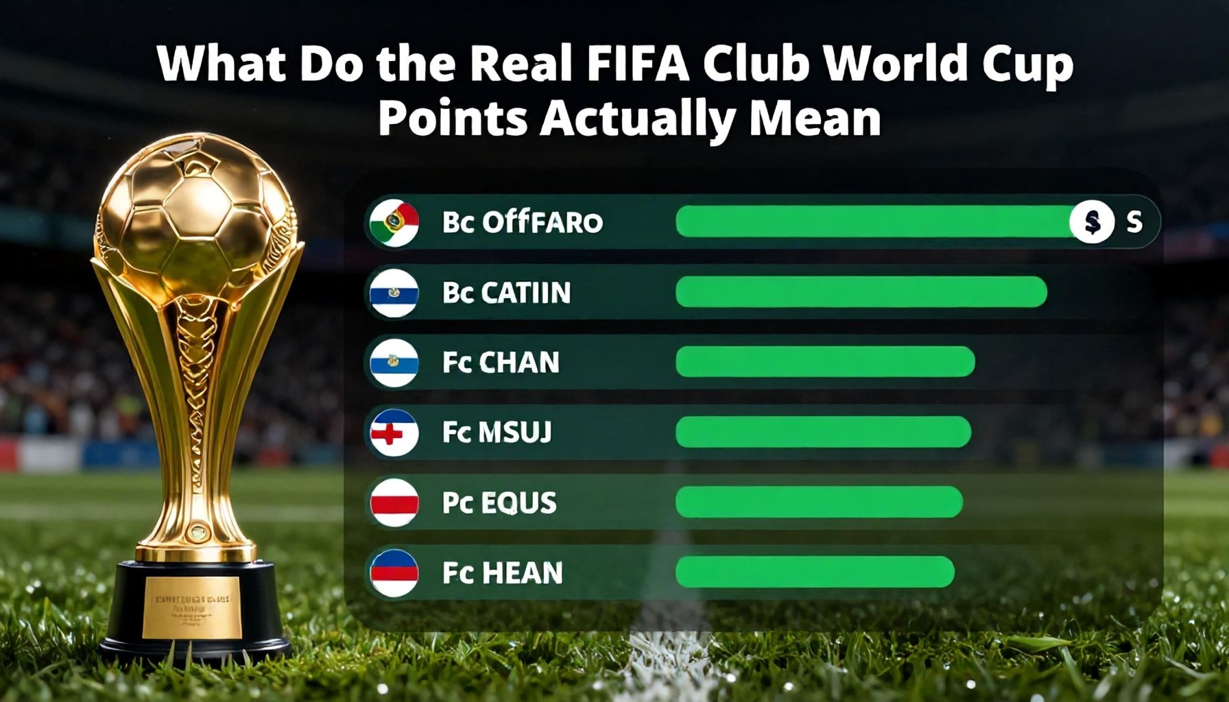 Gerçekten FIFA Kulüpler Dünya Kupası Puanları Ne Anlama Geliyor?*