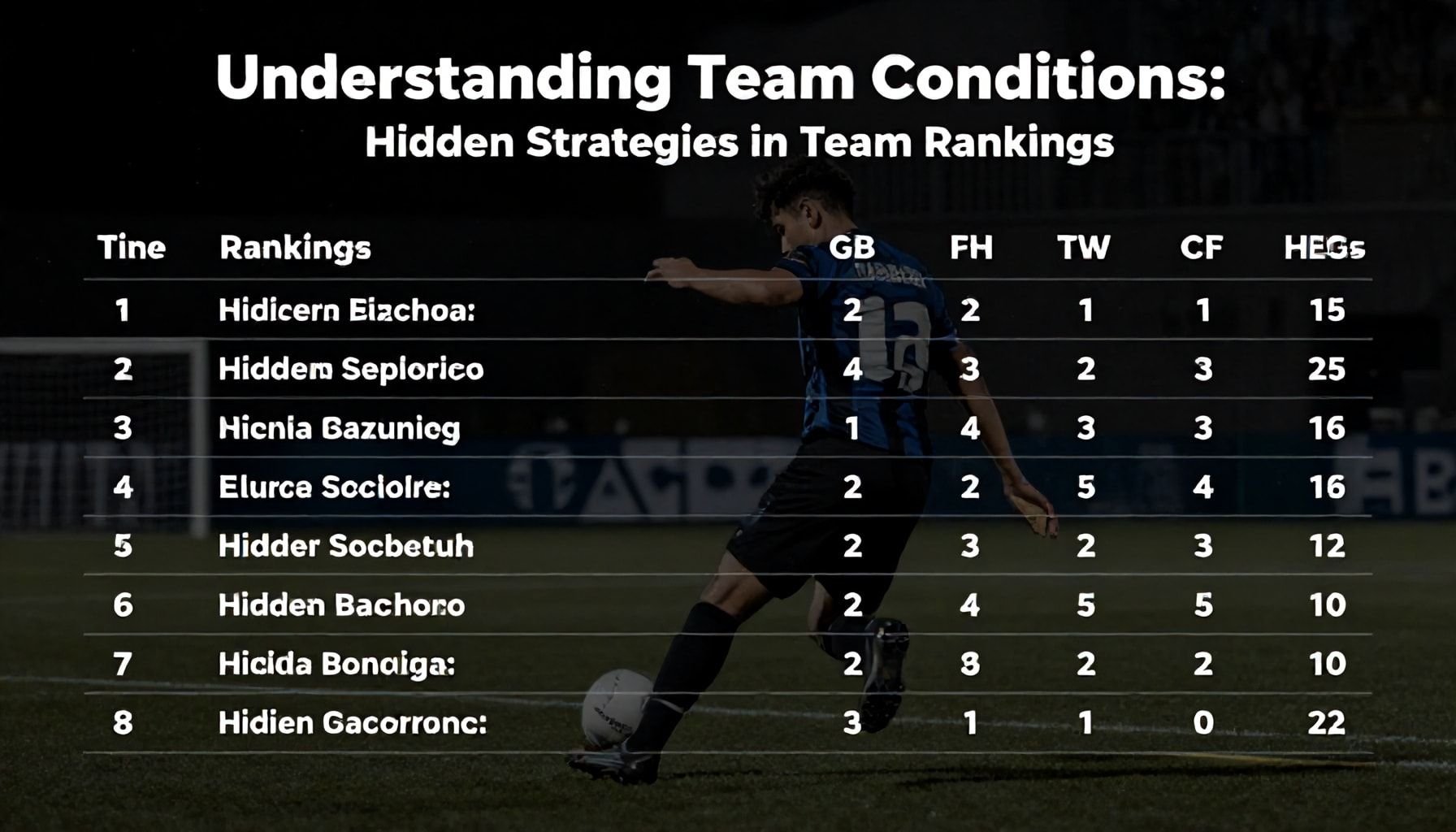 Puan Durumlarını Anlamak: Takımların Sıralamasında Gizli Stratejiler*