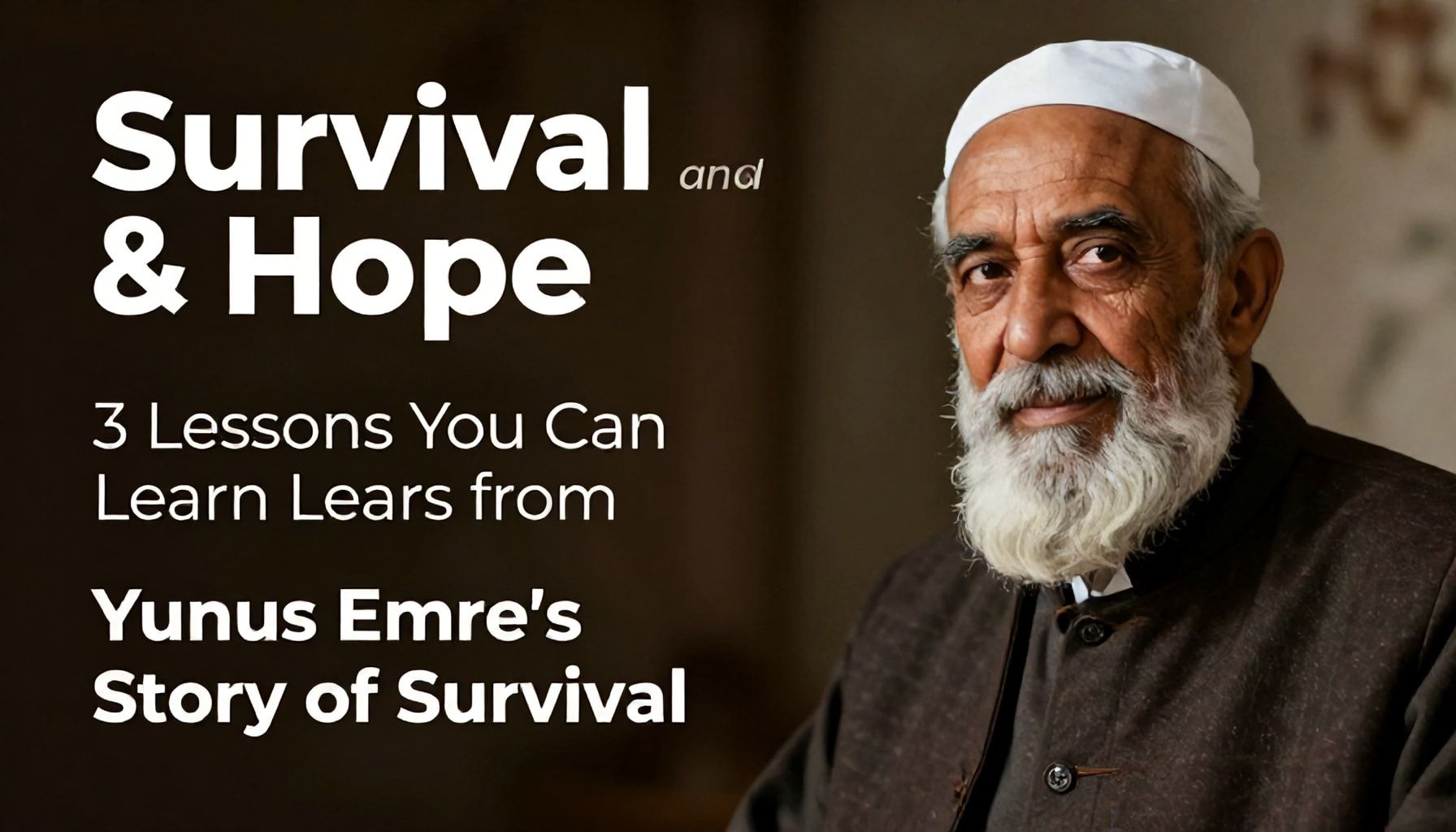 Hayatta Kalma ve Umut: Yunus Emre'nin Hayatta Kalma Hikayesinden Alabileceğiniz 3 Öğreti"*