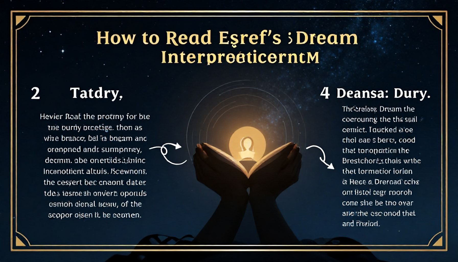 Eşref Rüya Tebirlerini Doğru Günle Okumak Nasıl?*