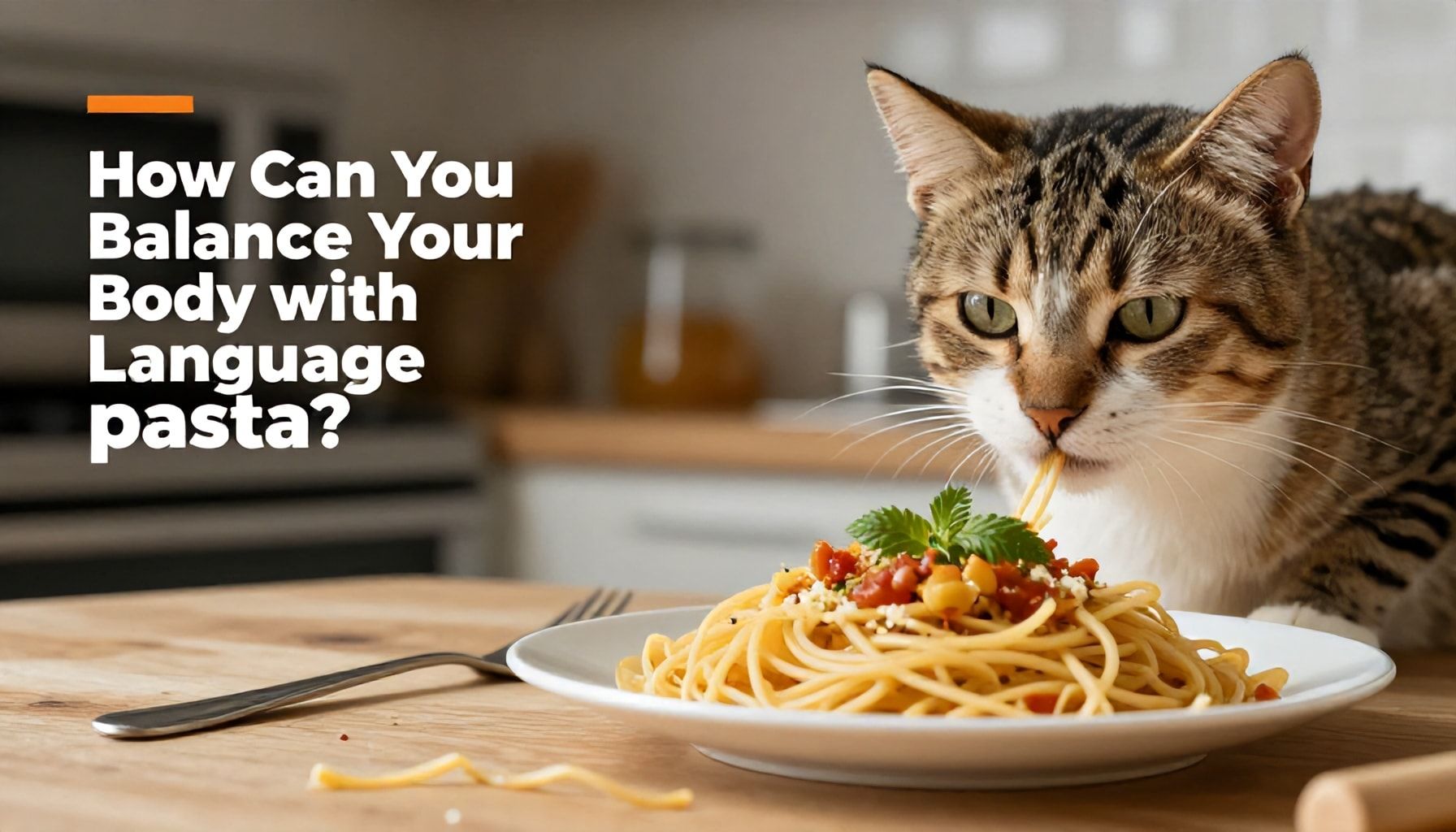 Kedi Dili Pasta ile Vücut Dengesini Nasıl Kurarsın?*