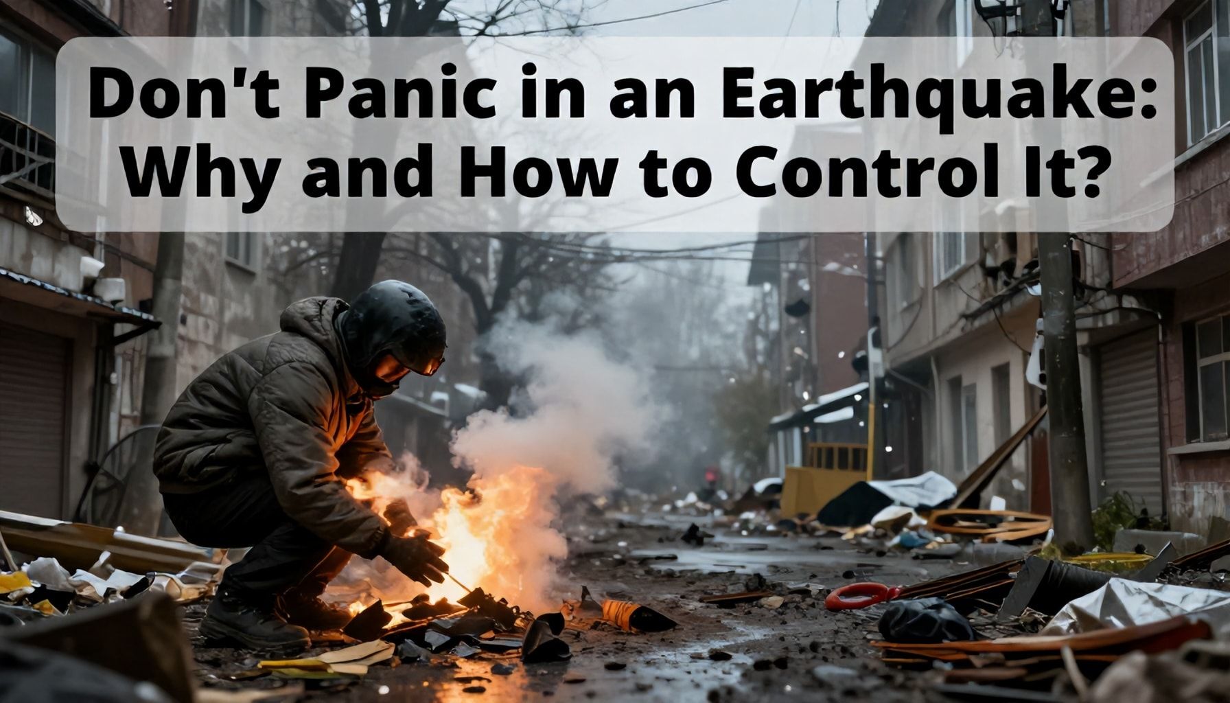 Depremde Panik Yapma: Neden ve Nasıl Kontrol Altına Alınır?*