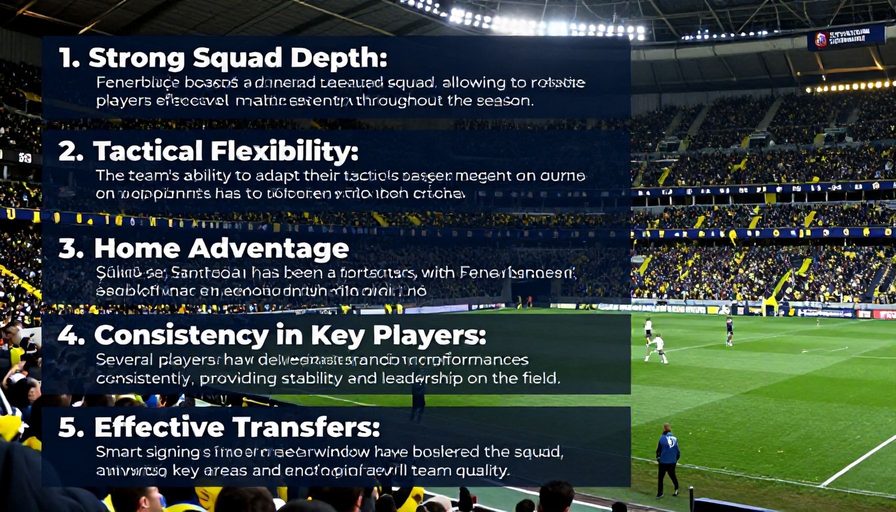 5 Key Factors Behind Fenerbahçe's Current League Position*