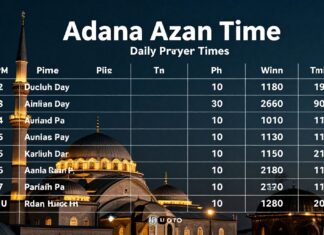 Adana Ezan Vakti: Günlük Dua Zamanlarını Doğru Takip Edin