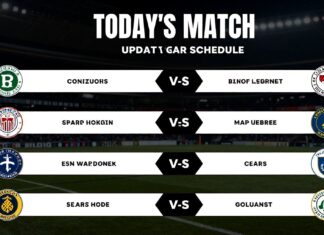 Bugün oynayan maçları takip edin ve takviminizi güncelleyin