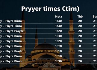 Bursa’da güncel namaz vakitlerini kolayca öğrenin