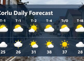 Çorlu Hava Durumu: Günlük Öngörü ve Hava Koşulları Bilgisi