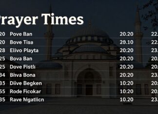 Denizli Namaz Vakitleri: Güncel Vakitleri Hemen Kontrol Edin