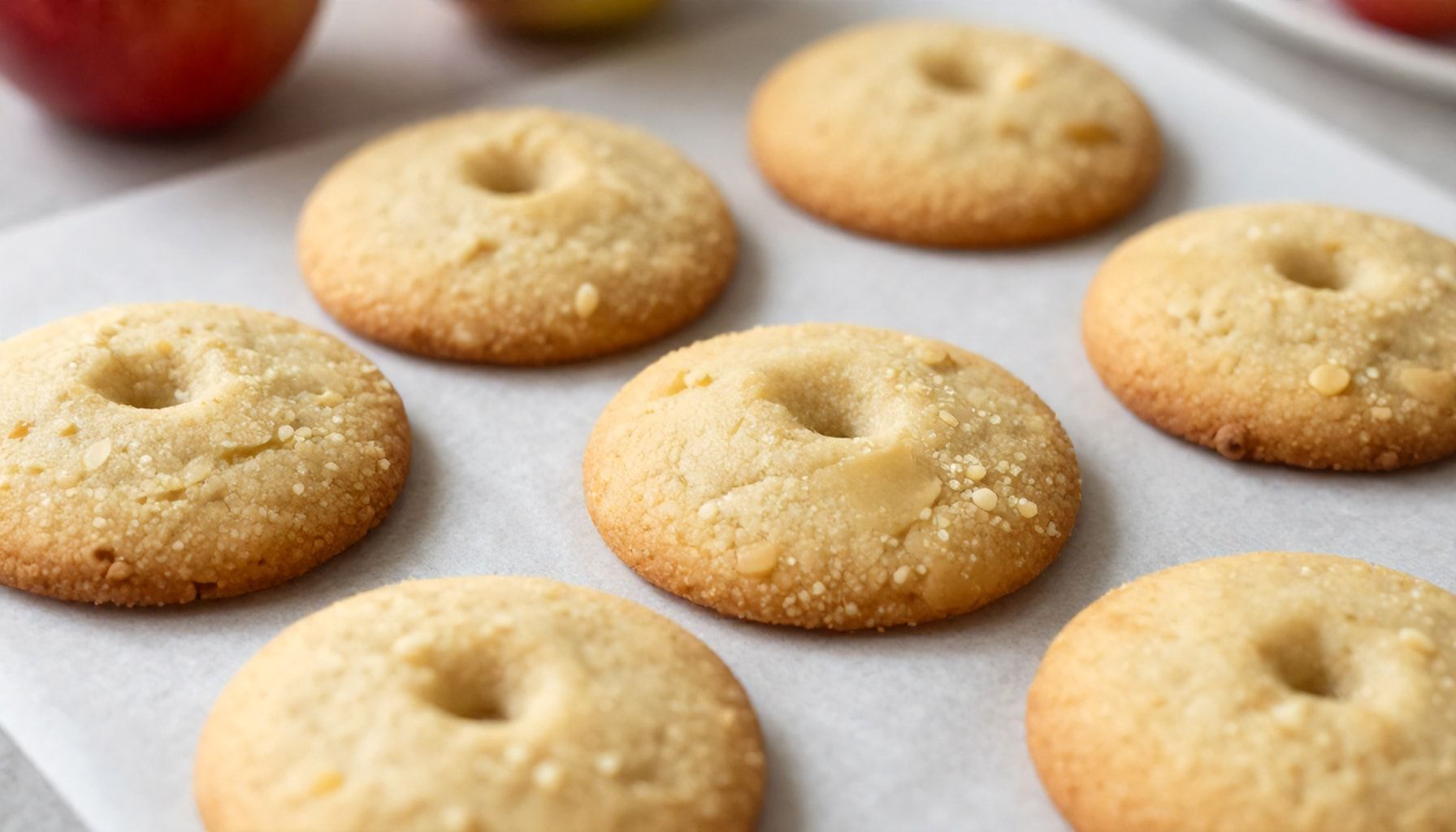 Evde Kolayca Hazırlanabilen, Çocuklar ve Yetişkinler İçin Mükemmel Elmalı Kurabiye*