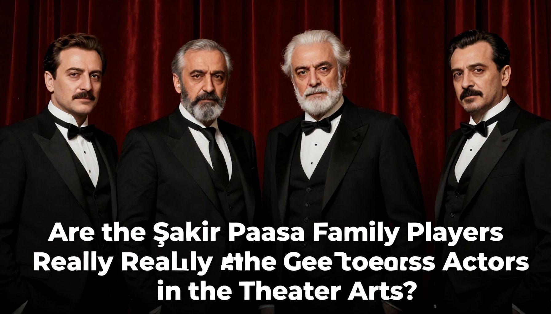 Gerçekten Şakir Paşa Ailesi Oyuncuları, Tiyatro Sanatının En Büyük Oyuncuları Mı?*