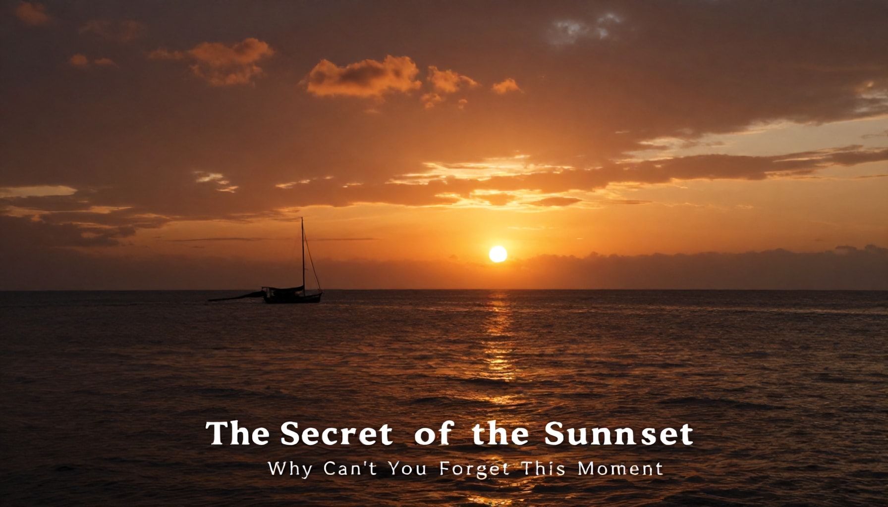 Güneş Batımının Sırrı: Neden Bu Anı Unutamazsın*