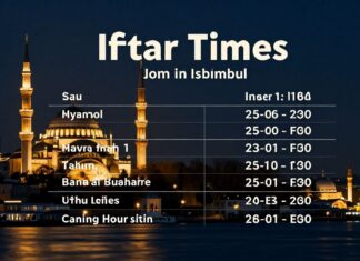 İstanbul’da iftar saatlerini doğru hesaplayın ve vakit kaybetmeyin