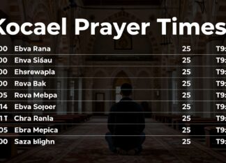 Kocaeli Namaz Vakitleri: Güncel Vakitlerinizi Hemen Kontrol Edin