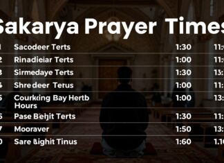 Sakarya Namaz Vakitleri: Günlük İbadet Saatlerini Hızlı ve Kolay Bulun