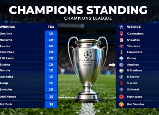 Şampiyonlar Ligi Puan Durumları: Takımların Sıralaması ve Kupa Yolu