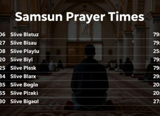 Samsun Namaz Vakitleri: Günlük Dua Zamanlarını Doğru Takip Edin