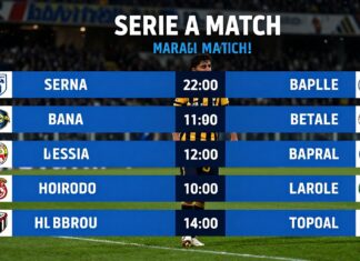 Serie A maçları: Takımların performansını ve taktikleri analiz edin