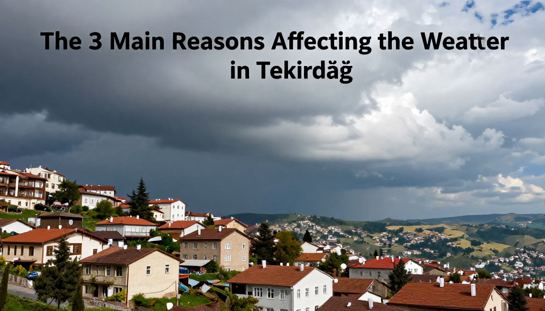 Tekirdağ’taki Hava Durumunu Etkileyen 3 Ana Neden*