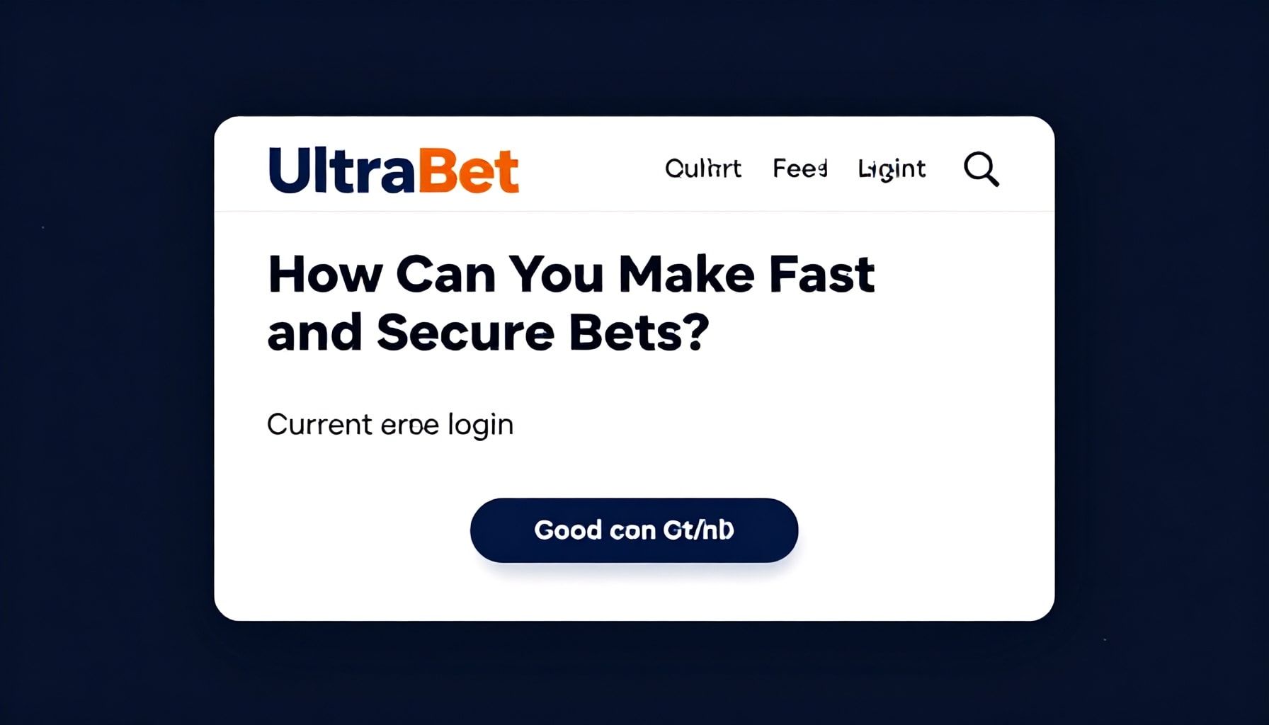 UltraBet Güncel Giriş: Nasıl Hızlı ve Güvenli Bahis Yapabilirsiniz?*