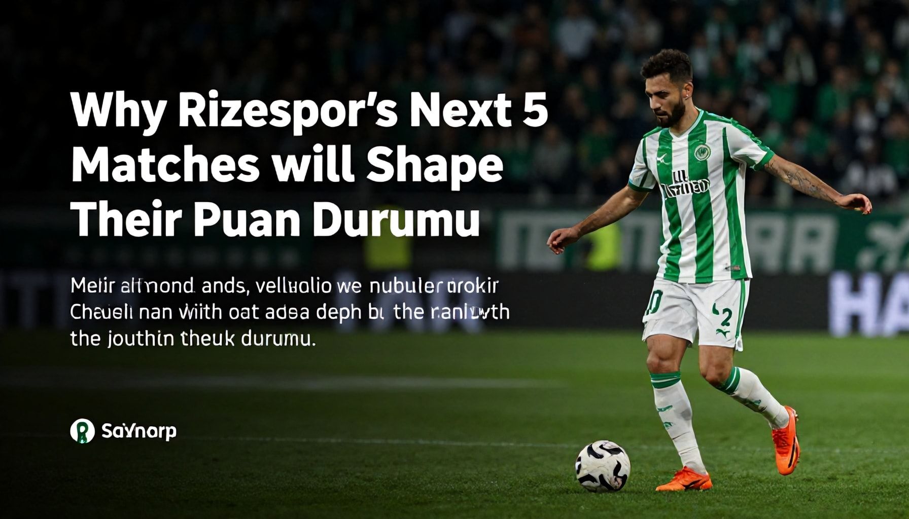 Why Rizespor’s Next 5 Matches Will Shape Their Puan Durumu*