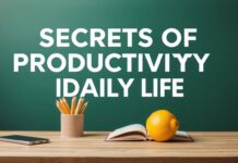 Günlük Yaşamda Verimliliğin Sırları Secrets of Productivity in Daily Life